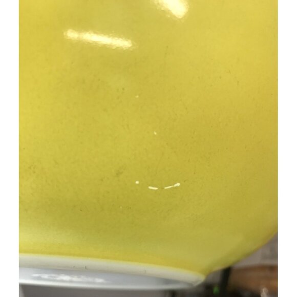 Pyrex 4Qt  Yellow Nesting Mixing Bowl #404 Vintage Clean - Picture 7 of 9